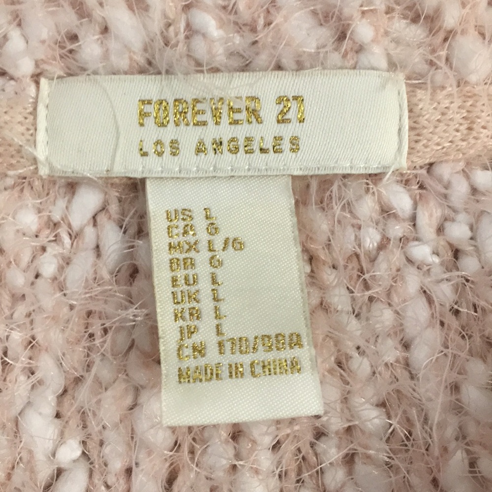 Pink and White Knitted Sweater - Picture 3 of 4